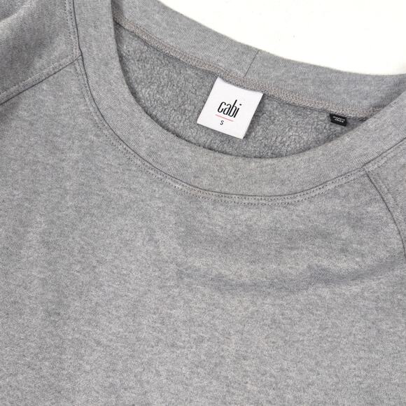 Cabi Dress Women's Size Small Gray Flashdance Sweatshirt Cozy Casual Long Sleeve - Picture 2 of 6